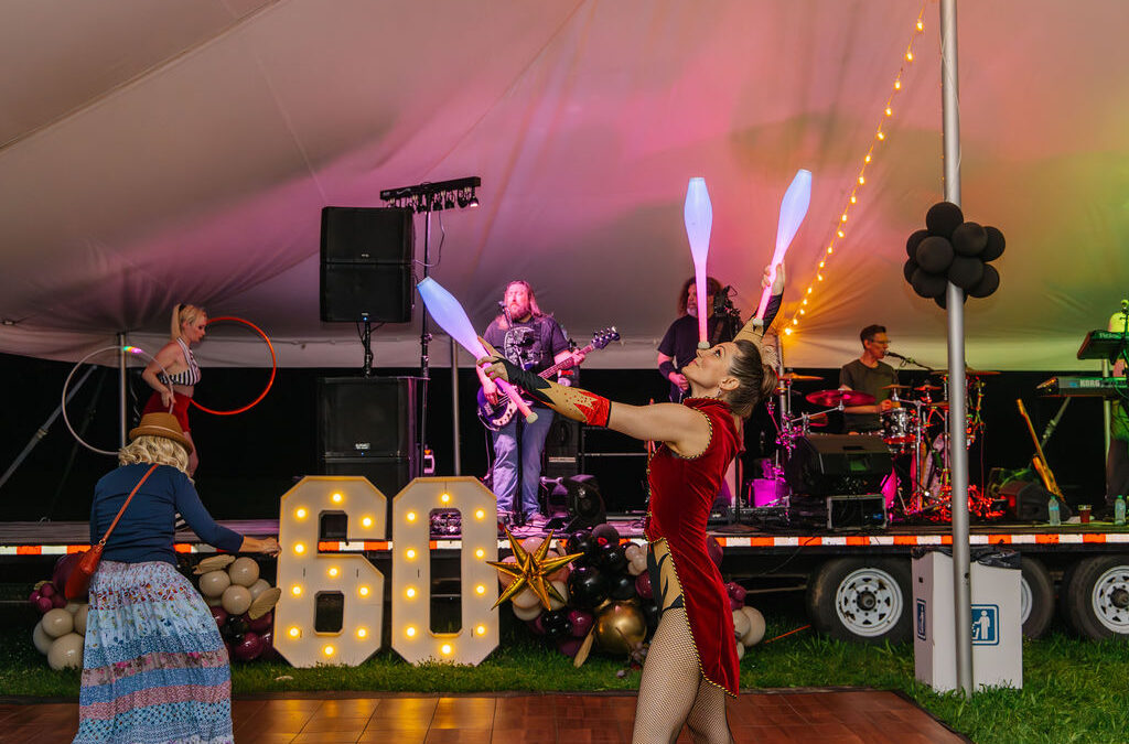 A Circus-Themed 60th Birthday to Remember