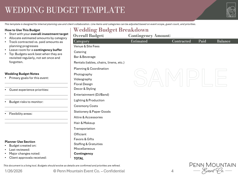 Special Events by Penn Mountain Event Co.